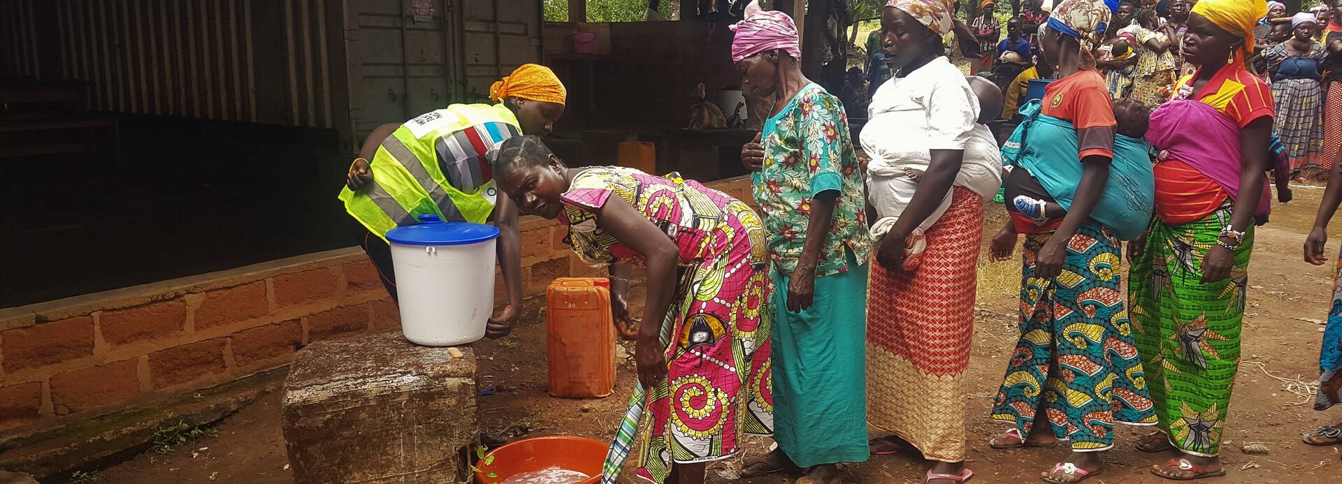 Wasserversorgung für Frauen in Zentralafrika