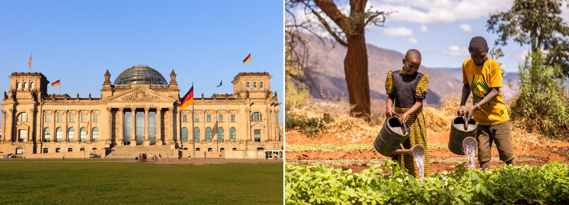 Collage: Bundesregierung und Agrarökologie 