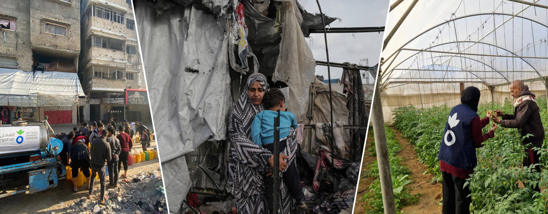 Unsere Teams vor Ort leisten Nothilfe für die Menschen in Gaza Unsere Teams vor Ort leisten Nothilfe für die Menschen in Gaza