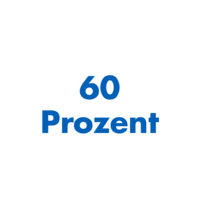 Text: 60 Prozent