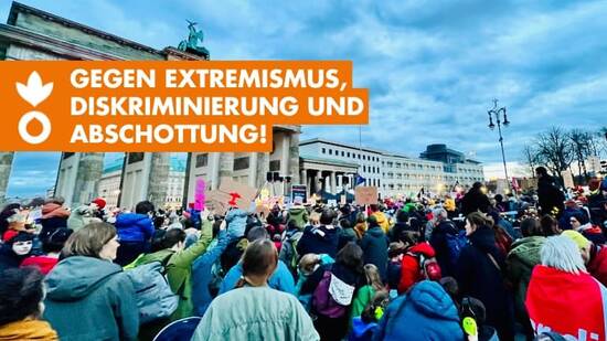 Gemeinsam gegen Extremimus, Diskriminierung und Abschottung!