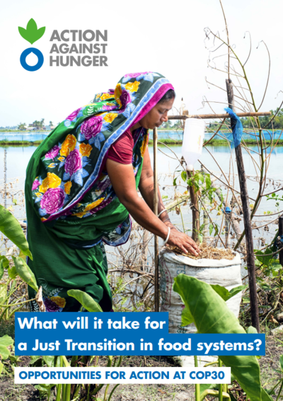 Cover des Forderungspapiers zur COP30: What will it take for a Just Transition in food systems? Cover des Forderungspapiers zur COP30: What will it take for a Just Transition in food systems?