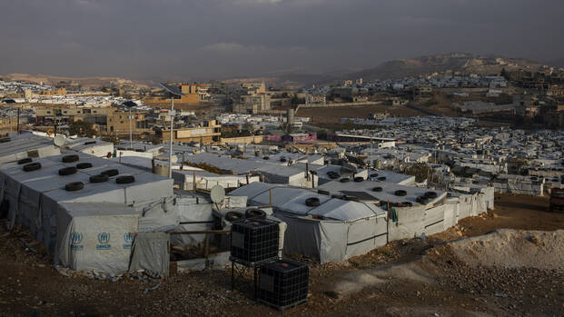 Das Archivbild zeigt die libanesische Stadt Arsal.