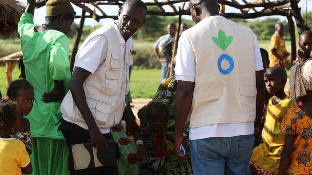 Das Team von Aktion gegen den Hunger unterstützt Menschen in Not im Senegal